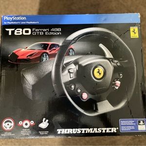 I am Selling this T80 Ferrari 488 GTB Edition Thrustmaster Gaming Steering Wheel